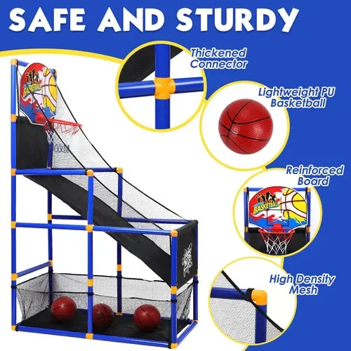 Kids Indoor & Outdoor Basketball Hoop Game Set - Botora Hub