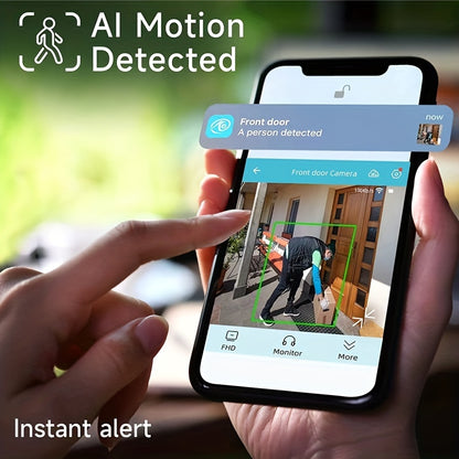 Solar Powered Wifi Security Camera 3MP HD with 5000mAh Battery, Free Cloud Storage Win a FREE 32gb SD Card