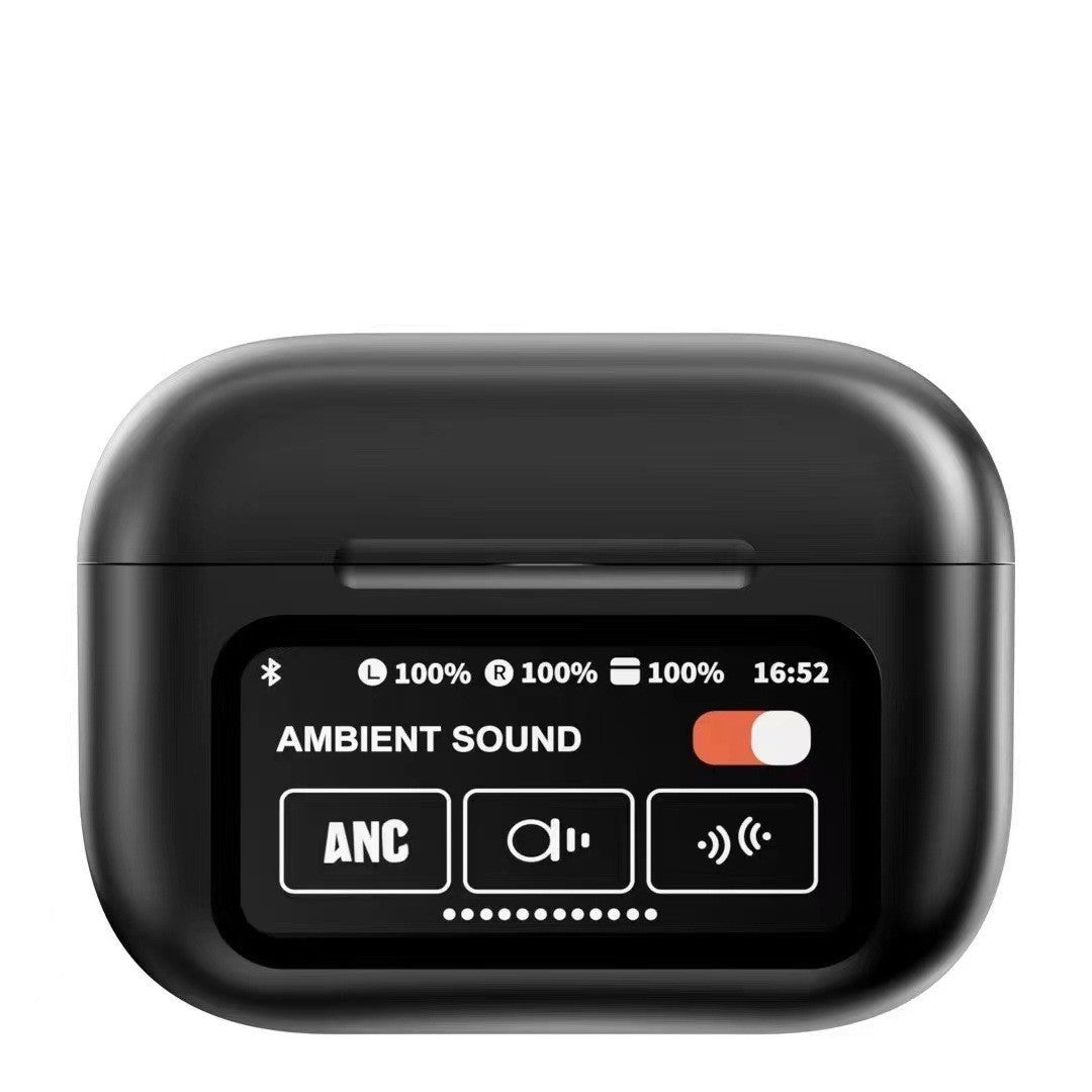 2025 A9Pro Wireless Bluetooth Earbuds – AI Voice Control, ANC Noise Canceling, Long Battery Life, Color Screen Case - Botora Hub