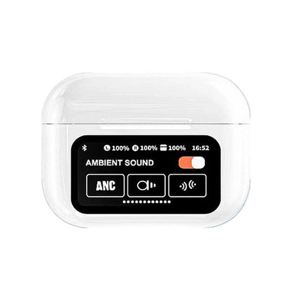 2025 A9Pro Wireless Bluetooth Earbuds – AI Voice Control, ANC Noise Canceling, Long Battery Life, Color Screen Case - Botora Hub