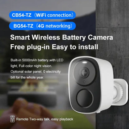 Solar Powered Wifi Security Camera 3MP HD with 5000mAh Battery, Free Cloud Storage Win a FREE 32gb SD Card