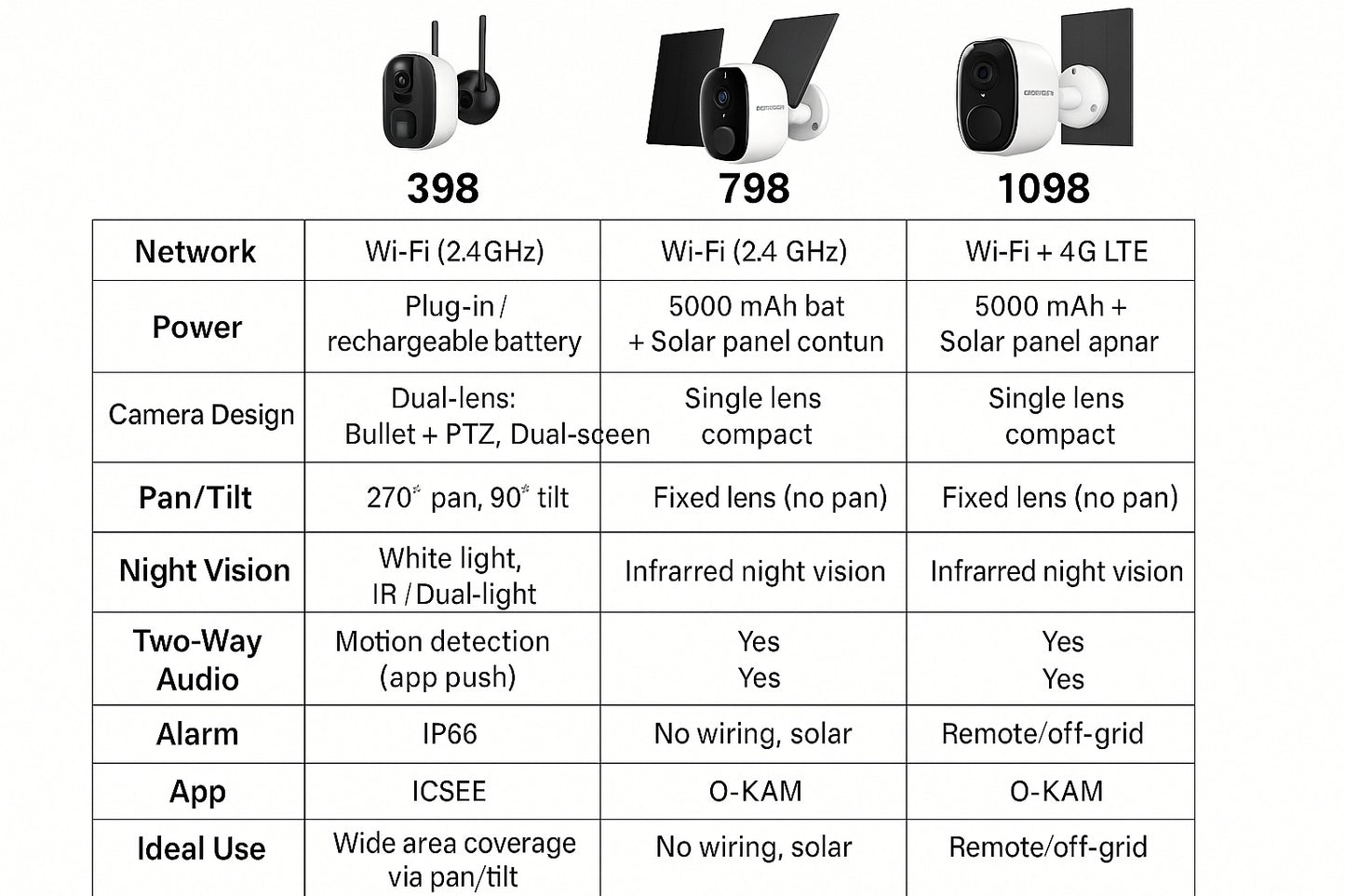 Choose Your Perfect Security Camera: WiFi, Solar, 4G Win a FREE 32gb SD Card (Copy)