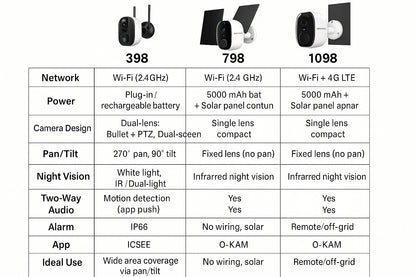 Choose Your Perfect Security Camera: WiFi, Solar, 4G Win a FREE 32gb SD Card (Copy)