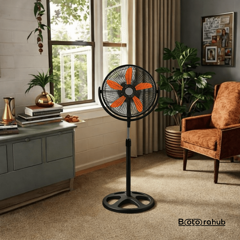 4 Pack 18" Industrial Standing Fans | High Velocity Pedestal Fans for Home, Office & Warehouse - Botora Hub