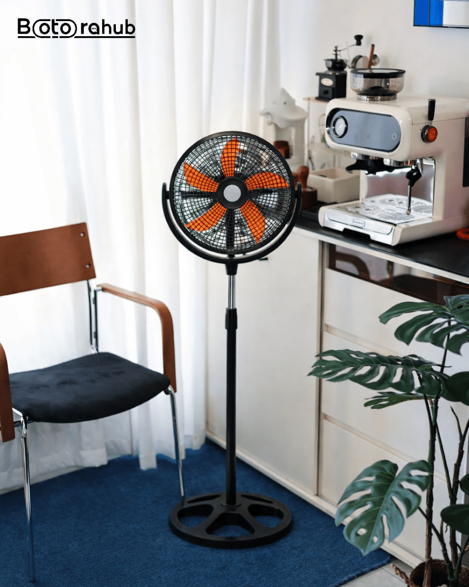 4 Pack 18" Industrial Standing Fans | High Velocity Pedestal Fans for Home, Office & Warehouse - Botora Hub