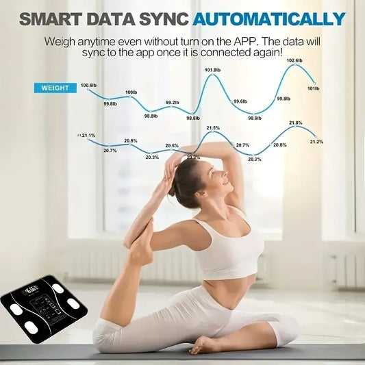 Smart Digital Bathroom Scale Syncs with Phone App - Botora Hub