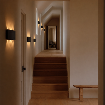 4pics set Modern Up & Down LED Wall Light – 8W, IP65 Waterproof, 3000K Warm Light