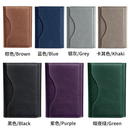 Magnetic Detachable Phone Wallet Synthetic Leather Card Holder for iPhone 12–17 Series
