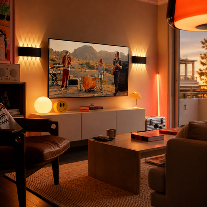4pics set Modern Up & Down LED Wall Light – 8W, IP65 Waterproof, 3000K Warm Light