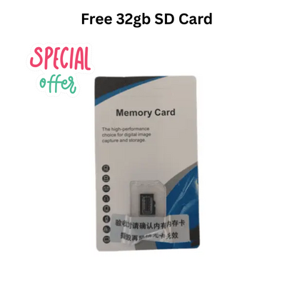 Solar Powered Wifi Security Camera 3MP HD with 5000mAh Battery, Free Cloud Storage Win a FREE 32gb SD Card