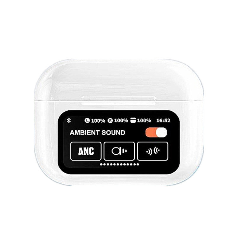 2025 A9Pro Wireless Bluetooth Earbuds – AI Voice Control, ANC Noise Canceling, Long Battery Life, Color Screen Case