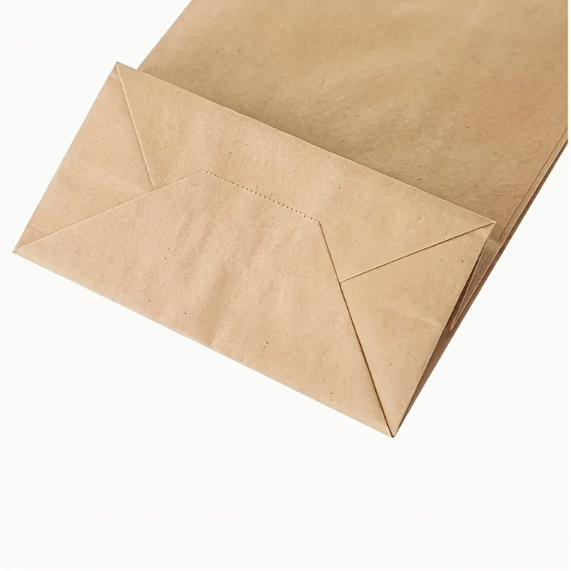 Brown Kraft Paper Gift Bags with Handles, Reusable Shopping, Lunch & Party Bags for Small Businesses and Events - Botora Hub