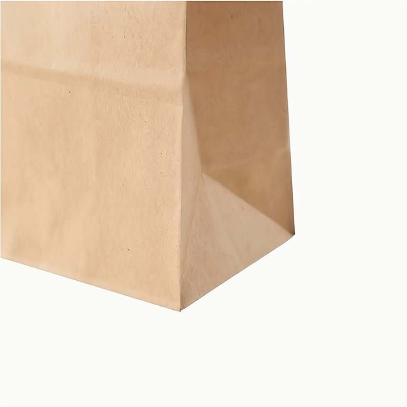 Brown Kraft Paper Gift Bags with Handles, Reusable Shopping, Lunch & Party Bags for Small Businesses and Events - Botora Hub