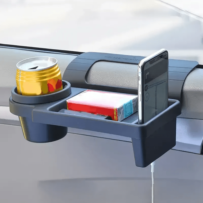 Car Door Side Organizer Portable Cup Holder, Phone Slot & Hanging Storage Rack - Botora Hub