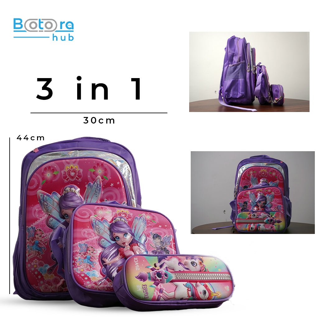 Colorful Children's School Bag 16 Inch Durable, Lightweight Backpack for Boys & Girls - Botora Hub