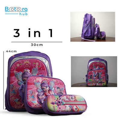 Colorful Children's School Bag 16 Inch Durable, Lightweight Backpack for Boys & Girls - Botora Hub