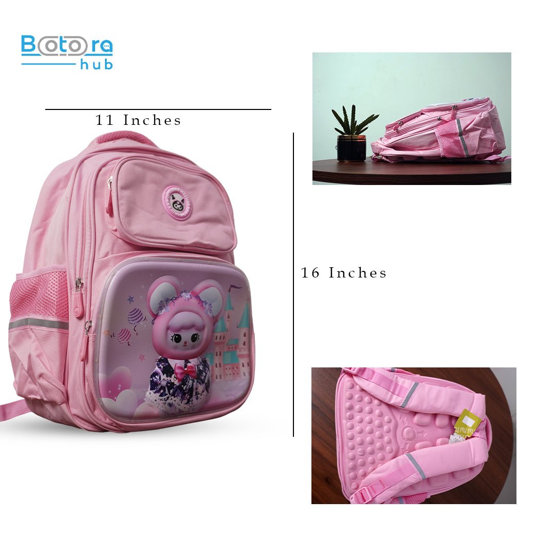 Colorful Children's School Bag 16 Inch Durable, Lightweight Backpack for Boys & Girls - Botora Hub