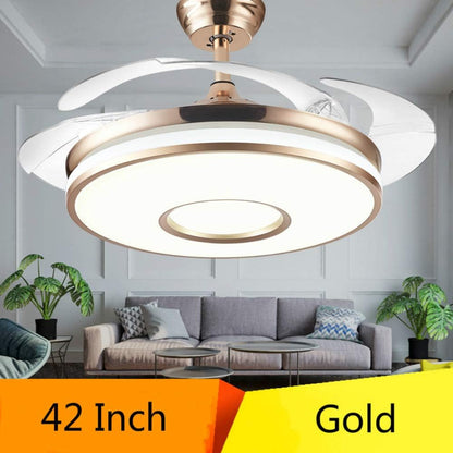 Elegant Crystal LED Chandelier - Luxury Dimmable Pendant Light, Remote Control, Gold/Black - Botora Hub