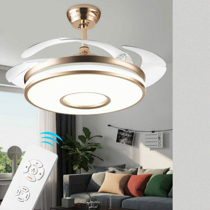Elegant Crystal LED Chandelier - Luxury Dimmable Pendant Light, Remote Control, Gold/Black - Botora Hub