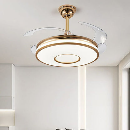 Elegant Crystal LED Chandelier - Luxury Dimmable Pendant Light, Remote Control, Gold/Black - Botora Hub