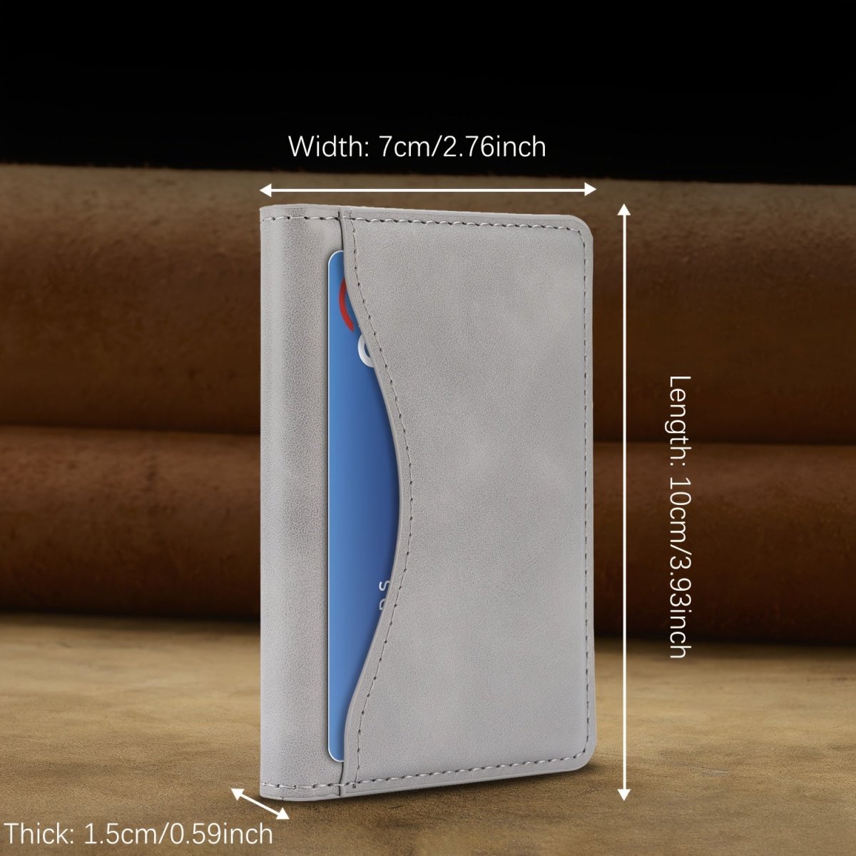 Magnetic Detachable Phone Wallet Synthetic Leather Card Holder for iPhone 12–17 Series - Botora Hub