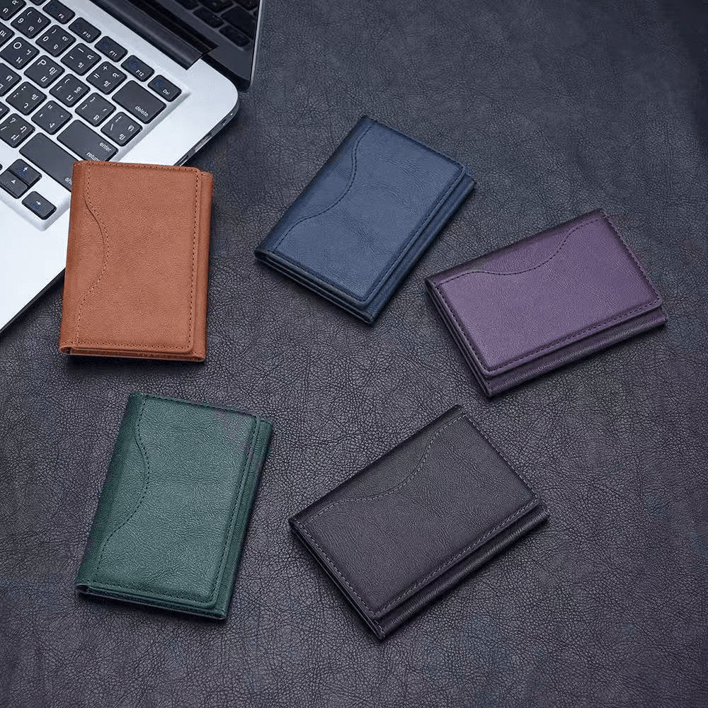 Magnetic Detachable Phone Wallet Synthetic Leather Card Holder for iPhone 12–17 Series - Botora Hub