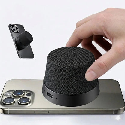 Magnetic Mini Bluetooth Speaker – MagSafe Compatible, Phone Stand & 32ft Range - Botora Hub
