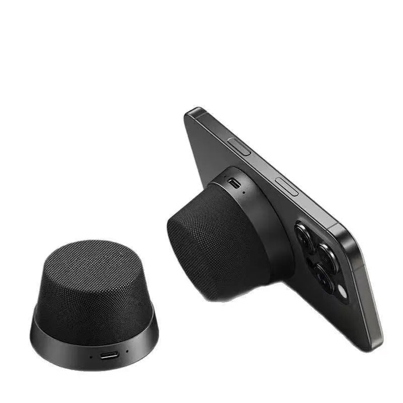 Magnetic Mini Bluetooth Speaker – MagSafe Compatible, Phone Stand & 32ft Range - Botora Hub