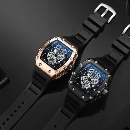 Men’s Square Sport Watch – Quartz Waterproof with Luminous Dial - Botora Hub