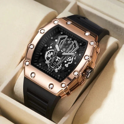Men’s Square Sport Watch – Quartz Waterproof with Luminous Dial - Botora Hub