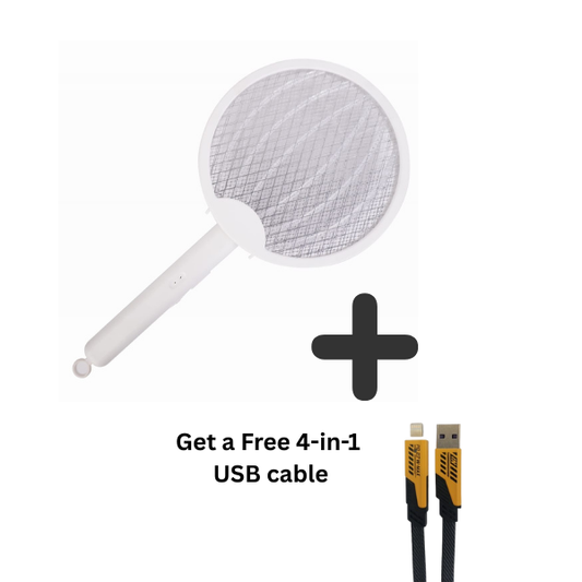 Rechargeable Electric Mosquito Swatter Racket