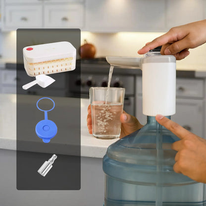 Portable Rechargeable Water Dispenser With Accessories - Botora Hub