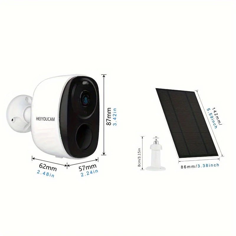 Solar Powered 4G Security Camera 3MP HD Wireless IP Outdoor Surveillance with Remote Monitoring Win a FREE 32gb SD Card - Botora Hub