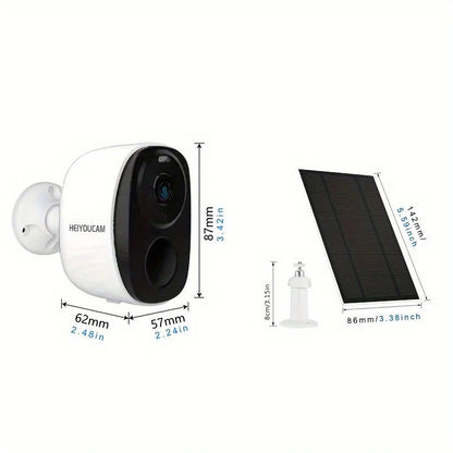 Solar Powered 4G Security Camera 3MP HD Wireless IP Outdoor Surveillance with Remote Monitoring Win a FREE 32gb SD Card - Botora Hub